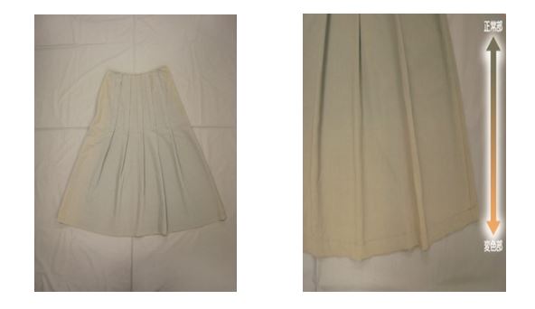 Thay đổi màu sắc trang phục do khí